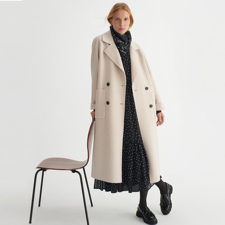 Actual product image La Redoute Collections Wool mix coat (50)