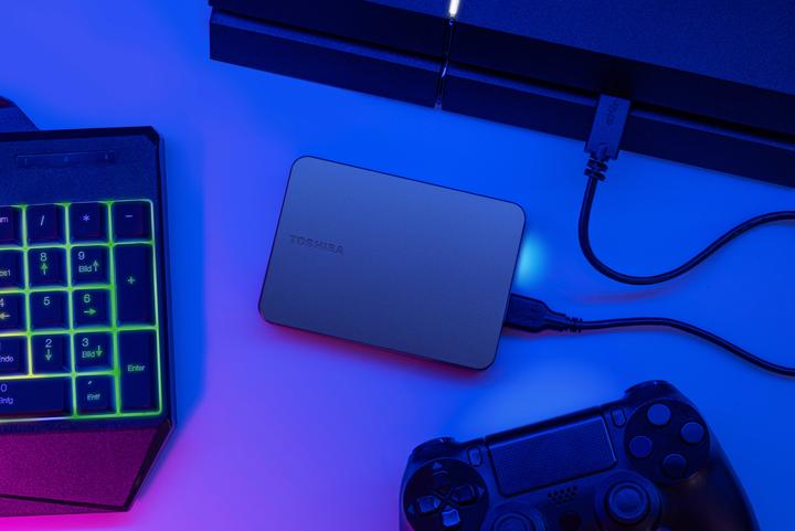 Actual product image Toshiba Canvio Gaming 1TB Dark Grey (1 TB)