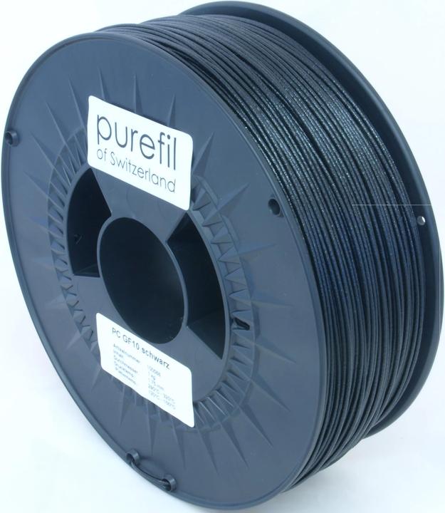 Produktbild Purefil Filament (PC, 1.75 mm, 1000 g, Schwarz)