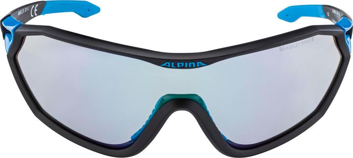 Actual product image ALPINA SPORTS S-Way VLM+ (Black Mat, Cyan, Blue)