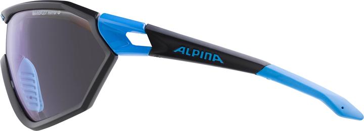 Actual product image ALPINA SPORTS S-Way VLM+ (Black Mat, Cyan, Blue)
