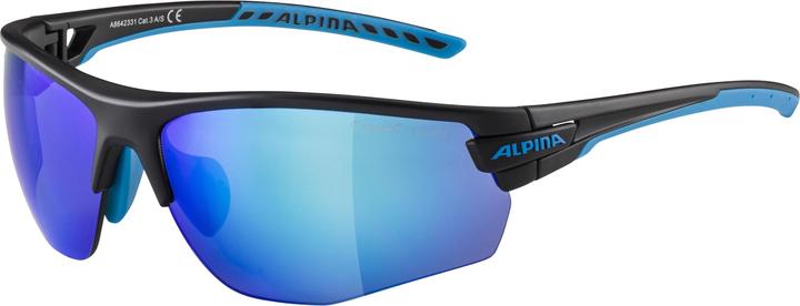 ALPINA SPORTS Tri-Scray 2.0 HR (Black Matt, Cyan, Ceramic mirror blue)