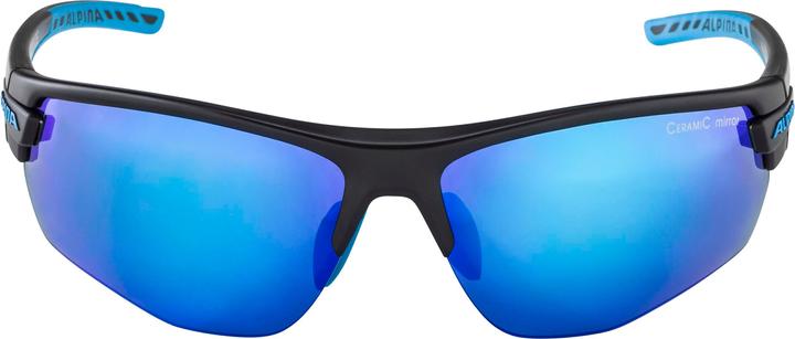 Actual product image ALPINA SPORTS Tri-Scray 2.0 HR (Matt black, Cyan, Ceramic mirror blue)