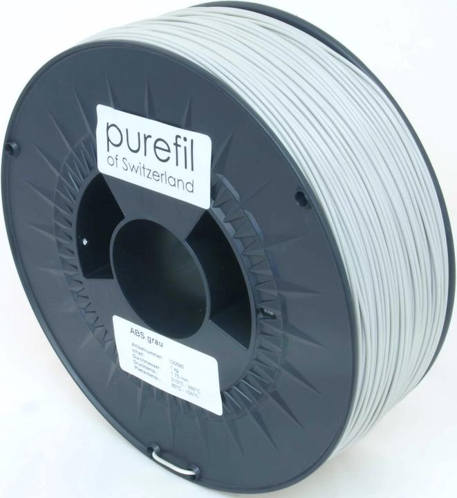 Image du produit Purefil Filament (PETG, 1.75 mm, 1000 g, Gris)