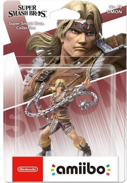Actual product image Nintendo amiibo Super Smash Bros. Simon Belmont (Switch Lite, Switch OLED, Wii U, Switch, 3DS)