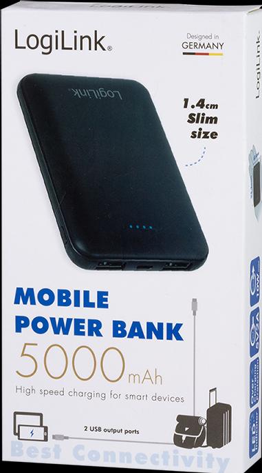 Image du produit LogiLink PA0202 (5000 mAh, 10 W, 18.50 Wh)