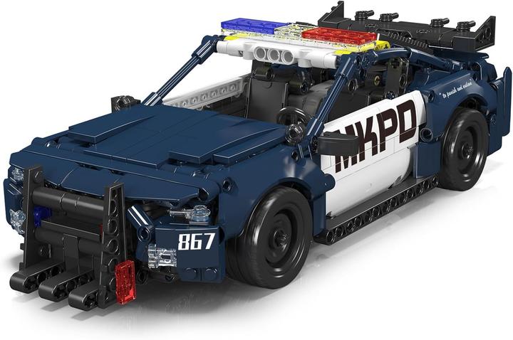 Actual product image Mould King Amerikanisches Polizeiauto Pullback