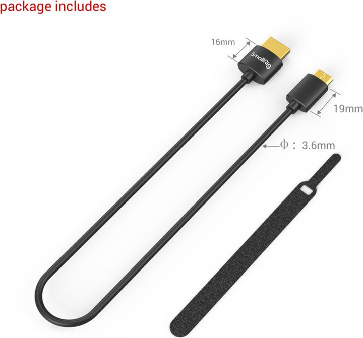 Produktbild SmallRig HDMI (Typ A) — mini HDMI (Typ C) (0.35 m, HDMI)