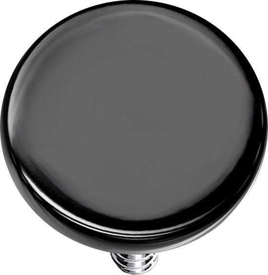Star Piercing Dermal Anchor Scheibe schwarz (Chirurgenstahl 316L, ohne Messing)