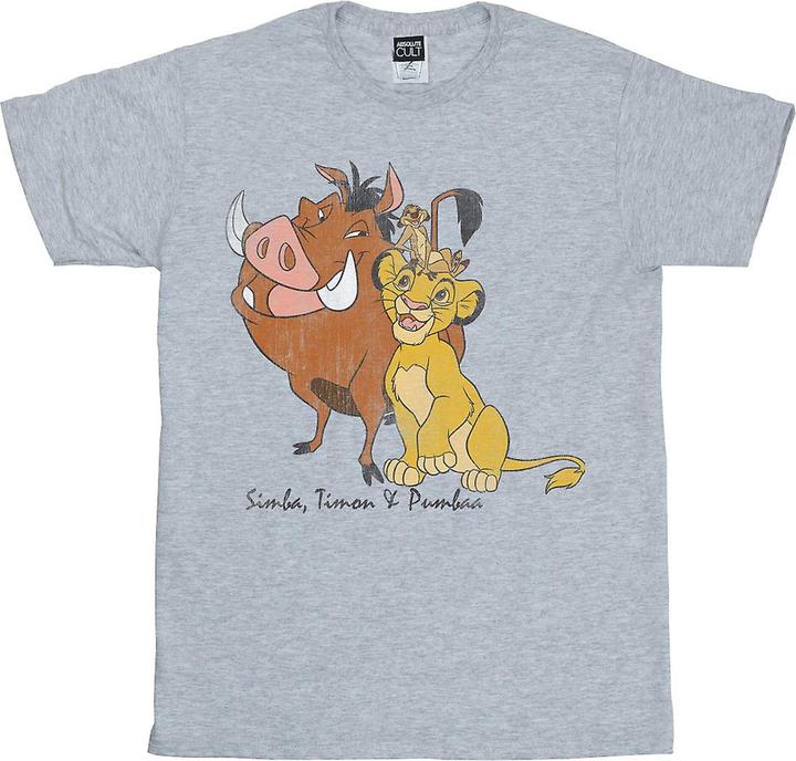 The Lion King Klassisches Simba Timon & Pumba TShirt Jungen (116)