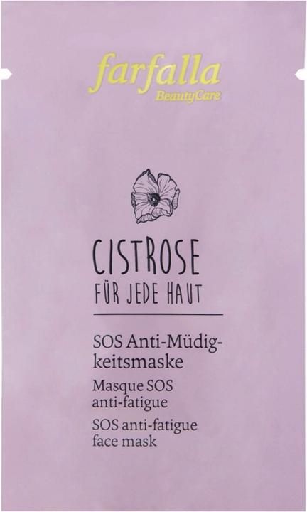 Actual product image Farfalla Cistrose For Any Skin - SOS Anti-Fatigue Mask (7 ml)