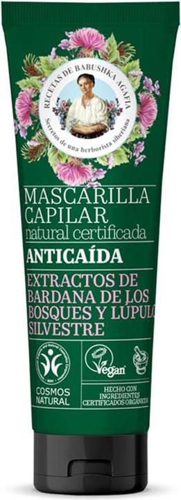 Babushka Agafia Grüne Agafia Wilder Hopfen Haarmaske Anti-Haarausfall Natürlich 200ml (200 ml)