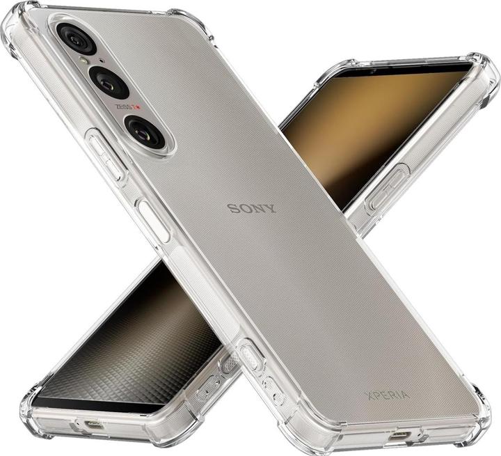 Actual product image Screenguard Sony Xperia 1 VI Cover Crystal Soft Airbag Bumper (Sony Xperia 1 VI)