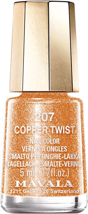 Immagine prodotto Mavala Smalto per unghie Mini Colour - Collezione Twist & Shine (Oro, Glitter, Arancia)