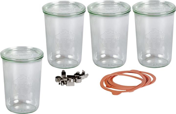 Actual product image Weck lintel shape (4 pcs., 0.85 l)
