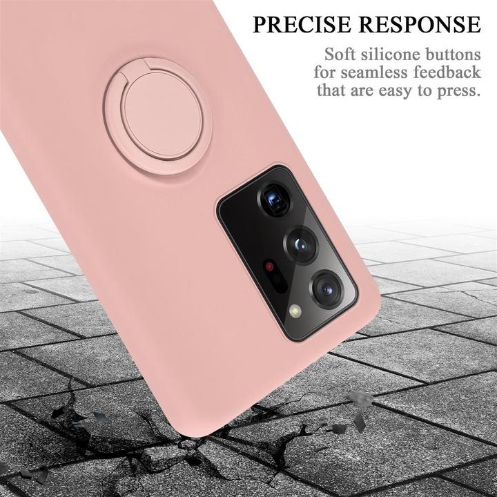 Image du produit Cadorabo TPU Liquid Ring Silicone Case Cover (Samsung Galaxy Note 20 Ultra)
