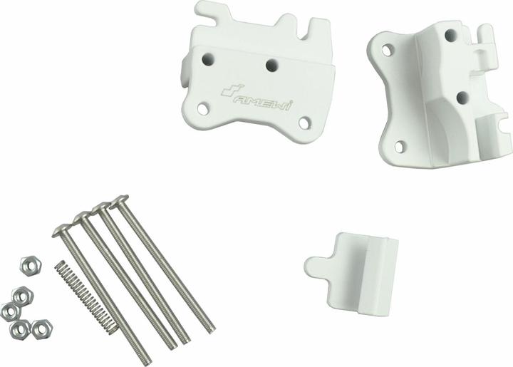 Amewi Schnellwechselsystem für Bagger 1:14 CNC Aluminium weiss