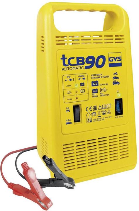 Image du produit GYS TCB 90 023260 Chargeur de voiture 12 V 8 A (12V, 8 A)