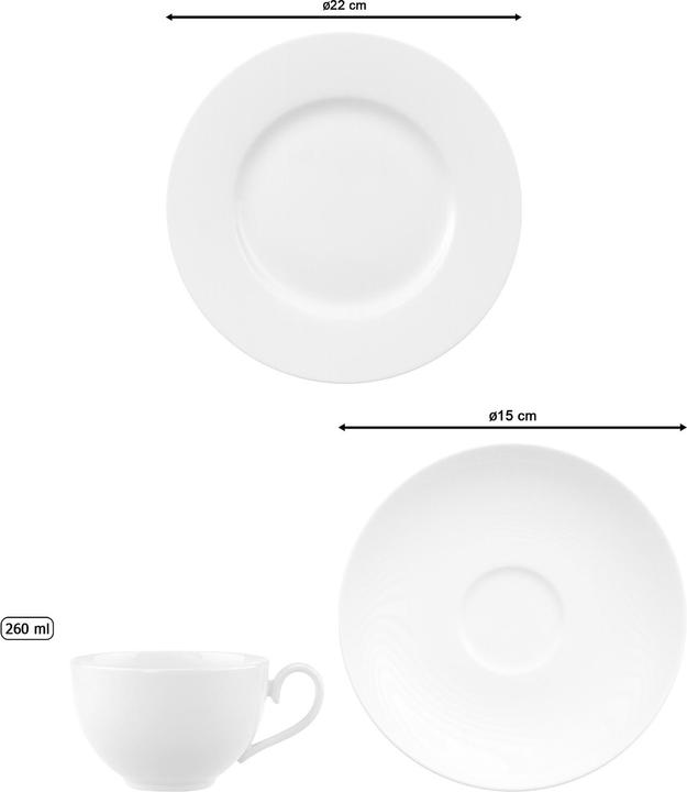 Produktbild Villeroy & Boch Kaffeeservice Royal (18 Stück)