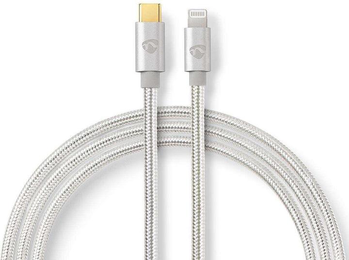 Immagine prodotto Nedis Cavi USB USB 2.0 | Apple Lightning 8 pin | Connettore USB-C tis | 480Mbps | Dorato 2,00m | rotondo (2 m, USB 2.0, 18 W)