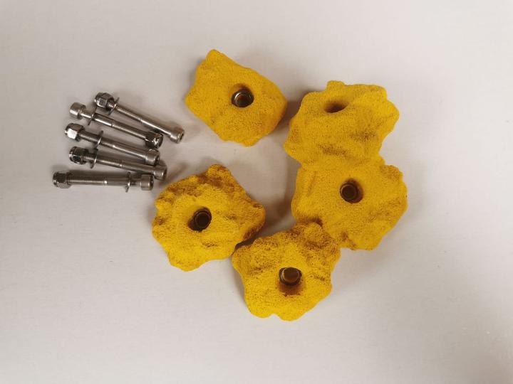 Produktbild KS Klettergriffe KS Türgriffe Klettergriff (5er Set) (Gelb)
