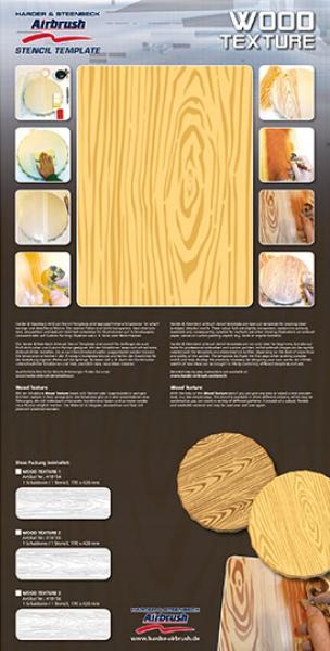 Produktbild Harder & Steenbeck Wood Texture - Schablone