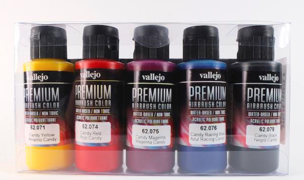 Actual product image AirbrushKing Premium Airbrush Colors - Vallejo - Candy Set