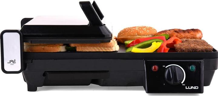 Actual product image Vorel LUND GRILL ELEKTRYCZNY 2w1 2000W 40,5x25cm