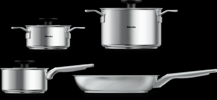 Produktbild Miele KMTS 5704-3 (16 cm, Pfannenset + Topfset, Edelstahl)