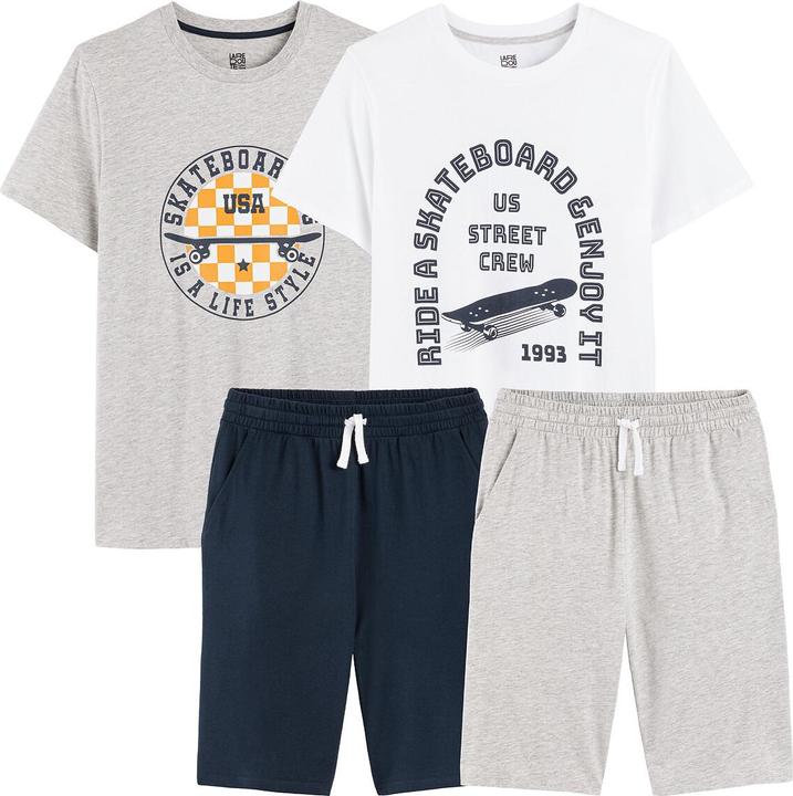 Actual product image La Redoute Collections 2-Pack Short Pyjamas (176)