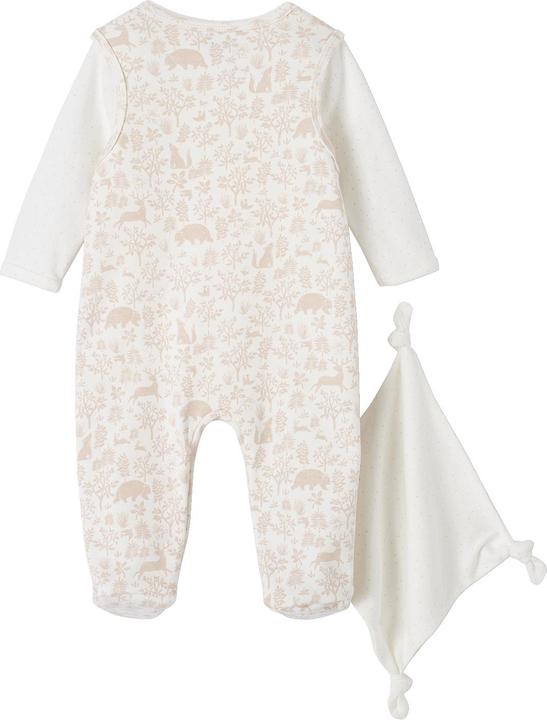 Produktbild Vertbaudet Baby-Set: Strampler, Body & Schmusetuch, Bio-Baumwolle Oeko-Tex (74)