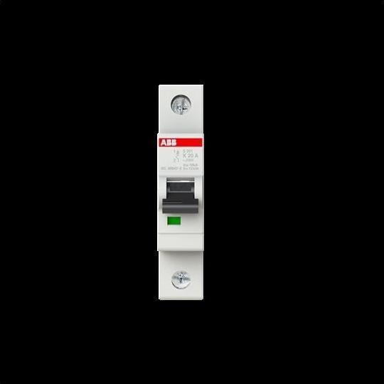 Actual product image ABB STOTZ-KONTAKT Miniature circuit breaker S201-K20 K20A 1 pole 6kA