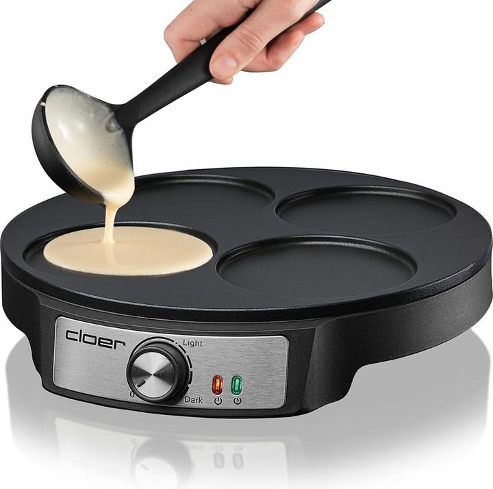 Image du produit Cloer 6625 Pancake Maker, noir