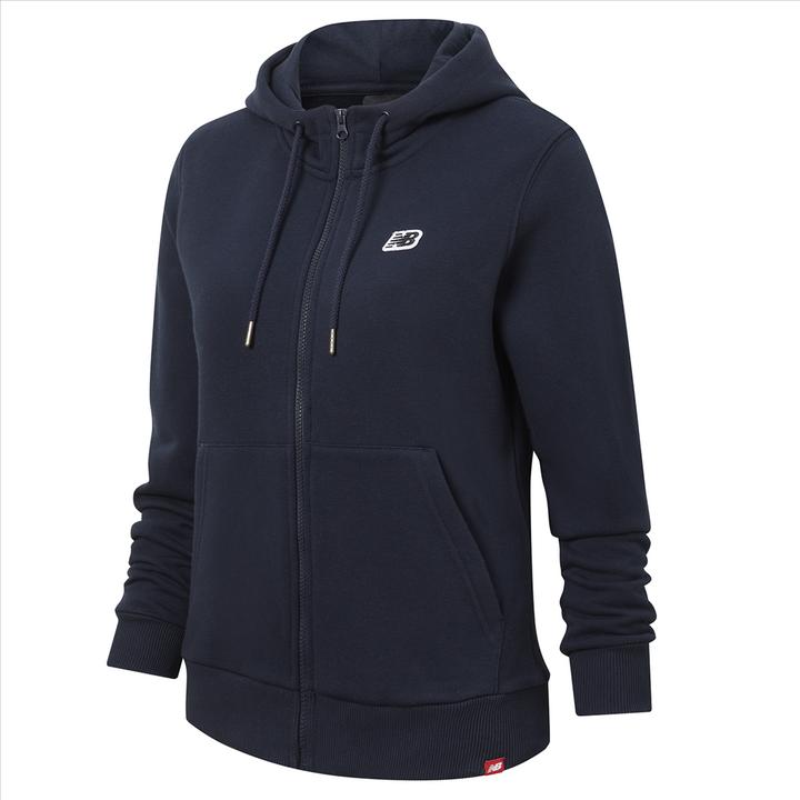 New Balance W NB Small Logo Zip Hoodie