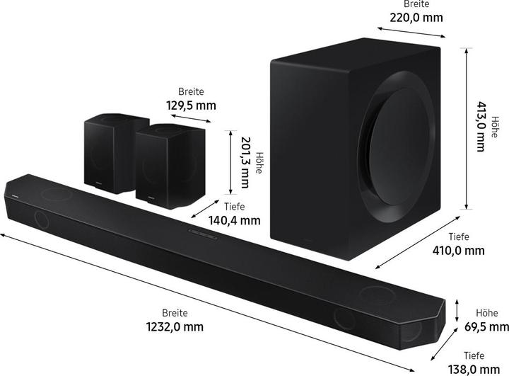Immagine prodotto Samsung HW-Q990B (656 W, 11.1.4 Canale)