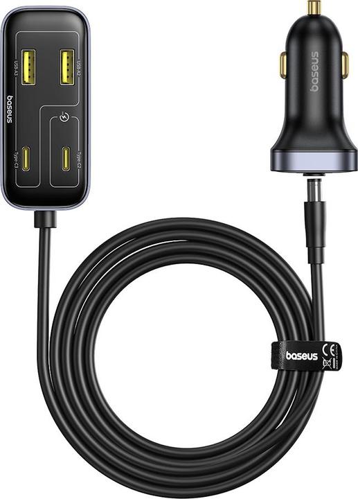 Produktbild Baseus BackseatPal L1 Kfz-Ladegerät 3U+3C 110W Cosmic Black
