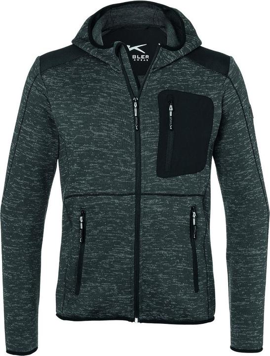Kübler Strickjacke Light Anthrazit/Schwarz 3XL (3XL)