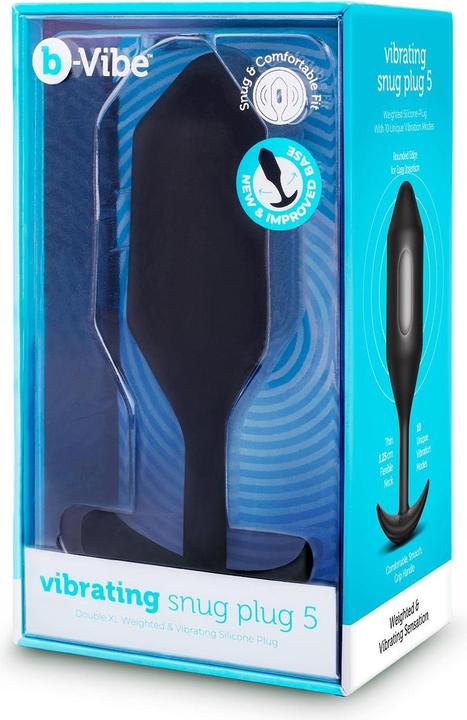 Immagine prodotto B-Vibe Snug Plug vibrante 5 (XXL) Nero