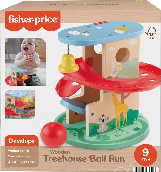 Produktbild Fisher-Price Tierwelt-Kugelbahn aus Holz