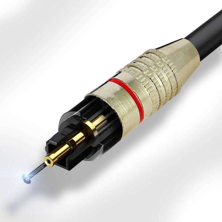 LinQ Optical digital cable, 2m long, - Black (2 m, TOSLINK)
