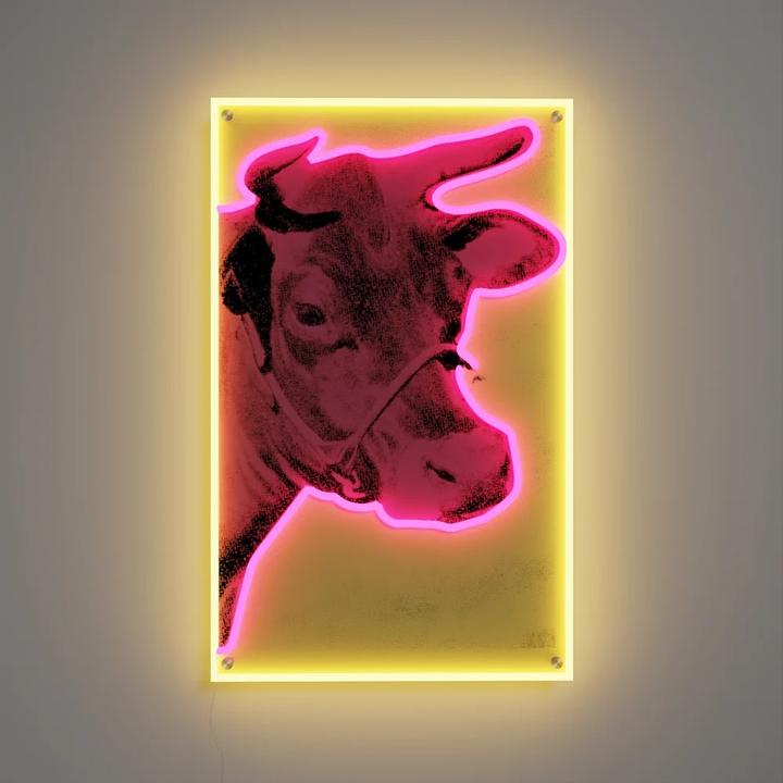 Actual product image YellowPop Andy Warhol Cow (60x37cm) (60 x 37 cm)