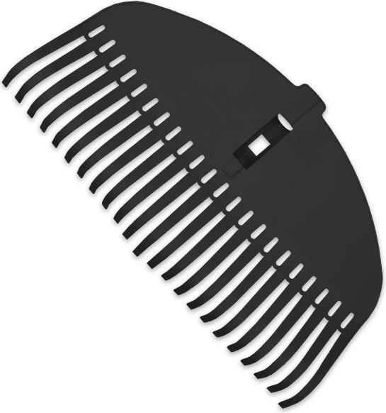 Produktbild Bradas F„cherrechen TQ mit Metallstiel, 23 Zinken