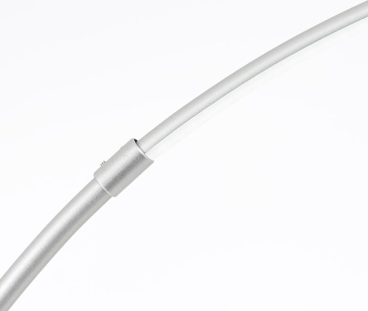 Actual product image Brilliant LED floor lamp Bow LED arc lamp, 170 cm, 1300 lm, 3000-6500 K, dimmable, CCT, aluminium (1300 lm)