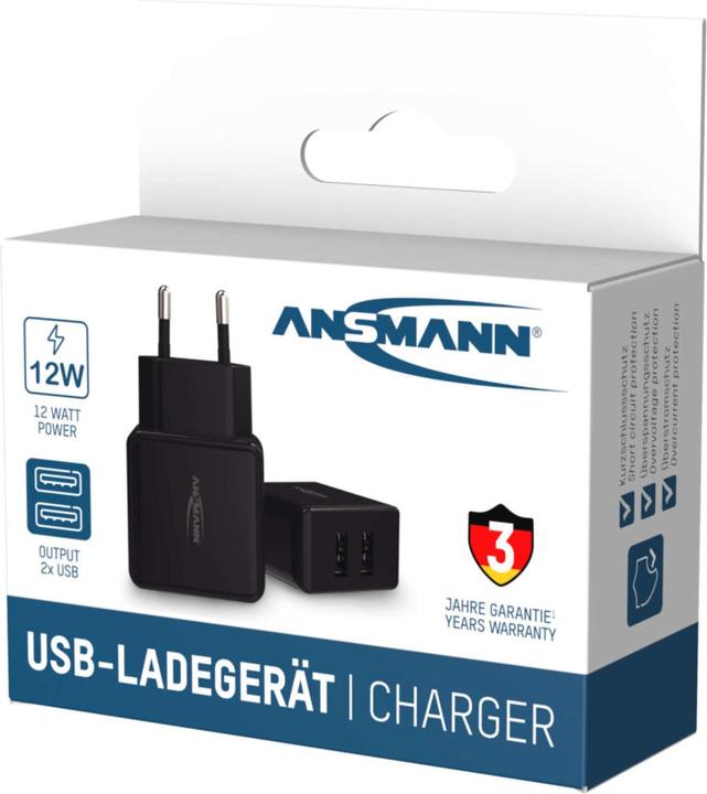 Actual product image Ansmann Home Charger HC212 (12 W)