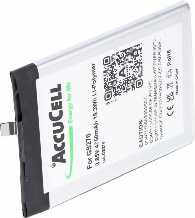 Actual product image AccuCell Akku passend für Gigaset GS270 Li-Polymer 3.85V 4750mAh 18.3Wh