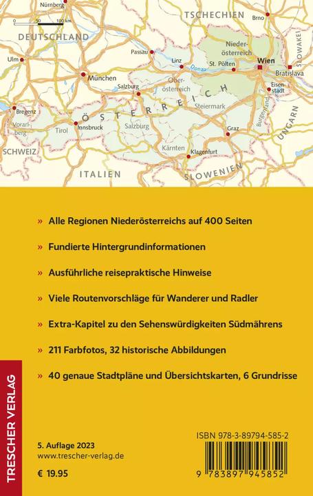 Produktbild Reiseführer Niederösterreich (Deutsch, Gunnar Strunz, 2023)