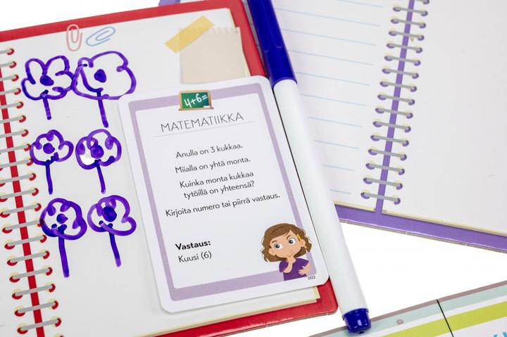 Produktbild Opetellaan Lasst uns Schule spielen lernen (Finnisch)