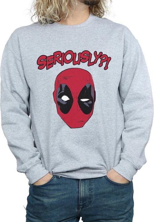 Image du produit - Sweat DEADPOOL SERIOUSLY - Homme (S)