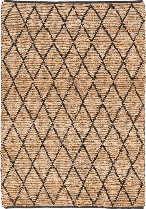 Produktbild Pergamon Naturfaser Teppich Jute Salsa Rauten (80 x 150 cm)