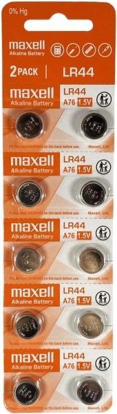 Productafbeelding Maxell LR44 (10 Pcs., LR44, 110 mAh)